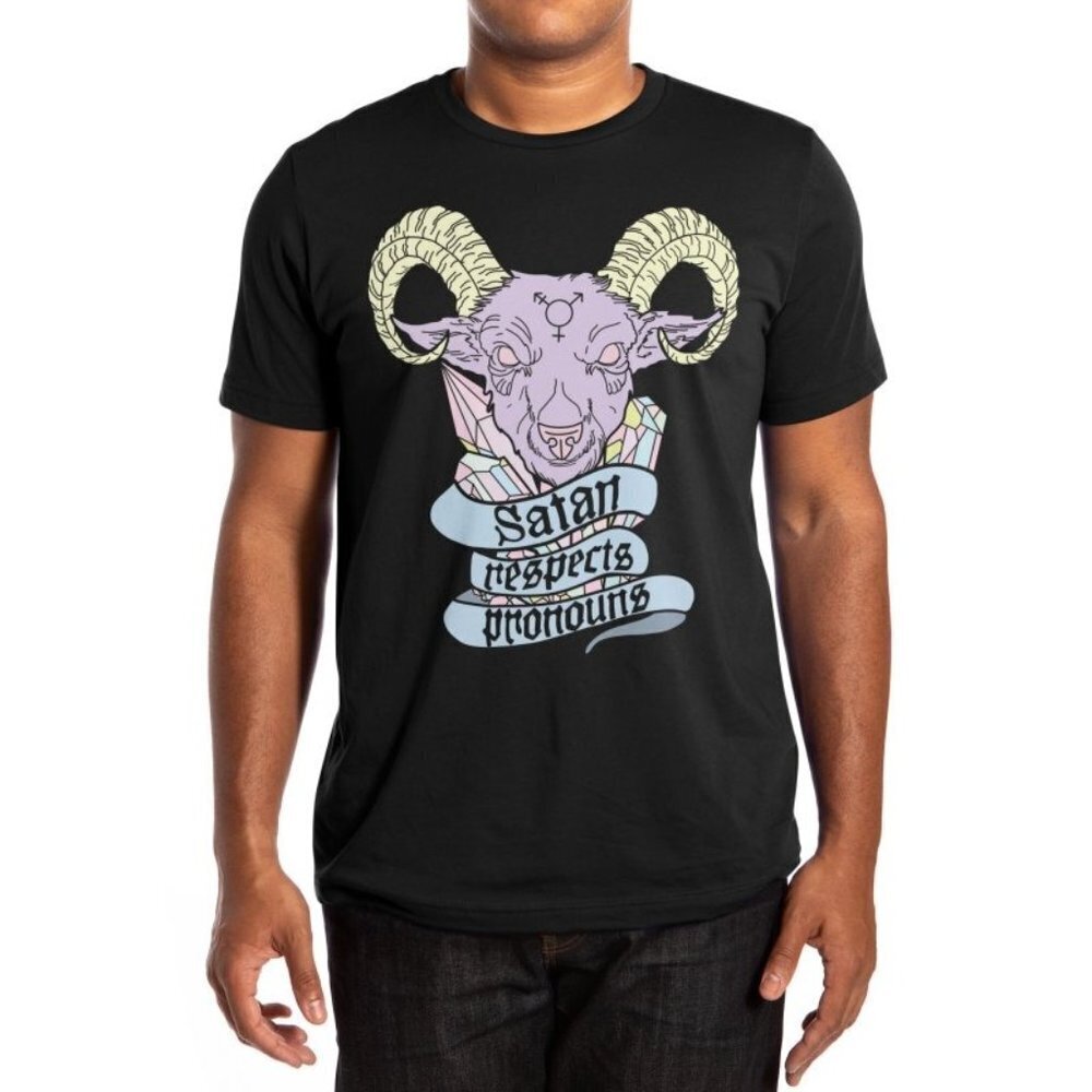 Satan Respects Pronouns Shirt